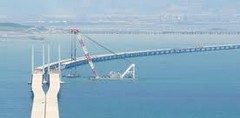 Bouw van de Qingdao Bay Bridge